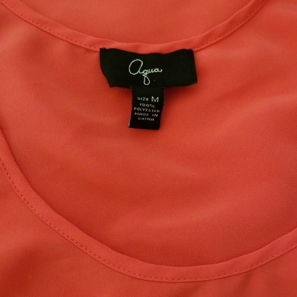 Aqua Top Coral Tank Top - Picture 5 of 5